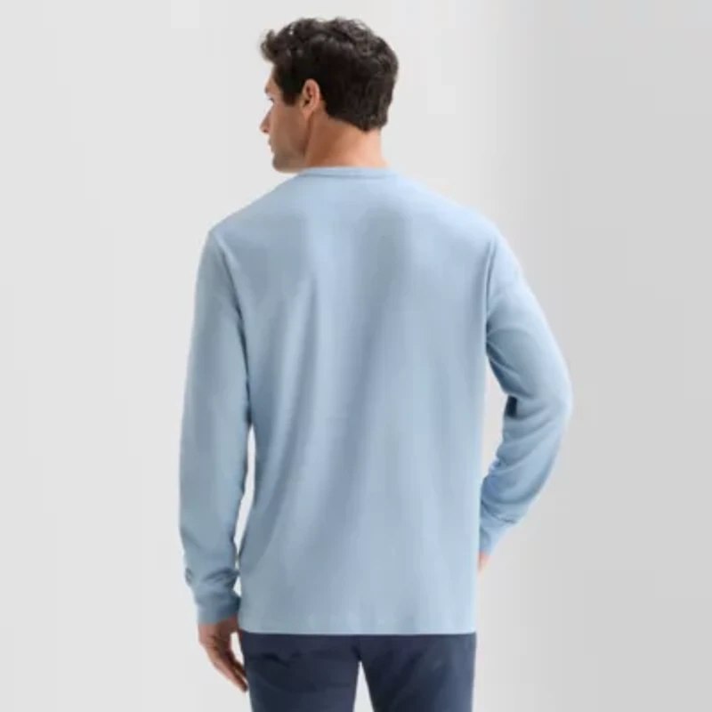 Stylus Mens Crew Neck Long Sleeve T-Shirt