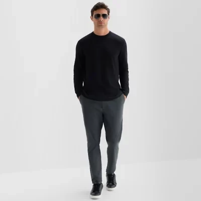 Stylus Mens Crew Neck Long Sleeve T-Shirt