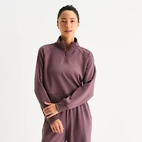 Xersion Womens Scuba Luxe Half Zip Pullover