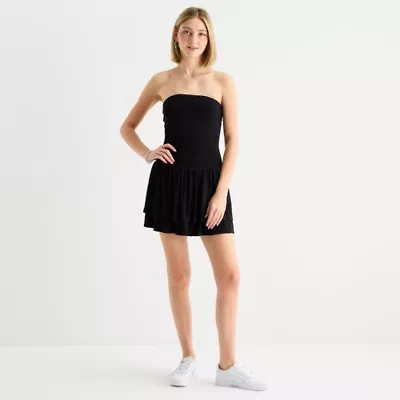 Forever 21 Womens Sleeveless Juniors Romper