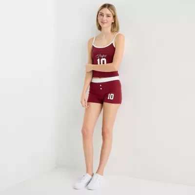Forever 21 Juniors Womens Mid Rise-Juniors Soft Short