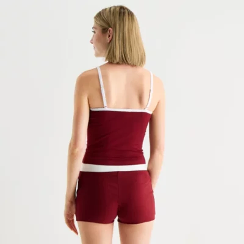 Forever 21 Womens Round Neck Sleeveless Embellished Juniors Camisole