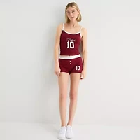 Forever 21 Womens Round Neck Sleeveless Embellished Juniors Camisole