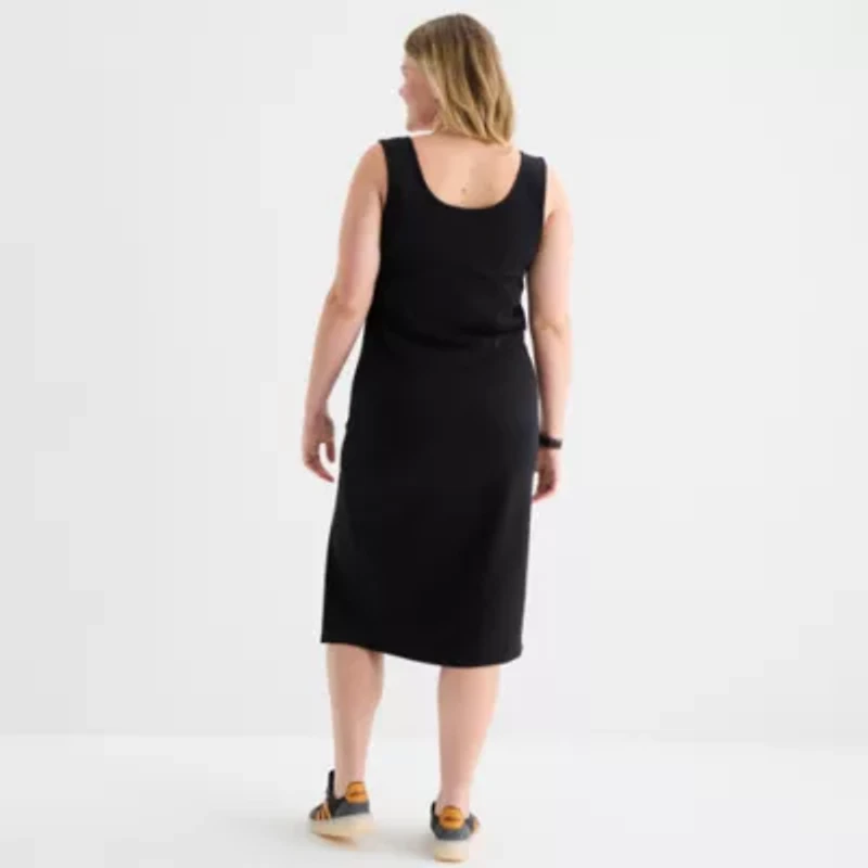 Forever 21 Womens Sleeveless Midi Casual Juniors Bodycon Dress