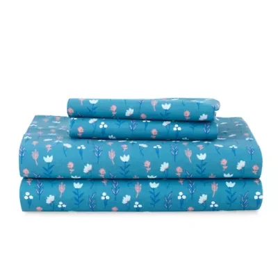 Home Expressions Cool and Crisp Cotton Percale Sheet Set