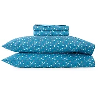 Home Expressions Cool and Crisp Cotton Percale Sheet Set