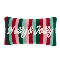 North Pole Trading Co. Holly & Jolly Rectangular Throw Pillow