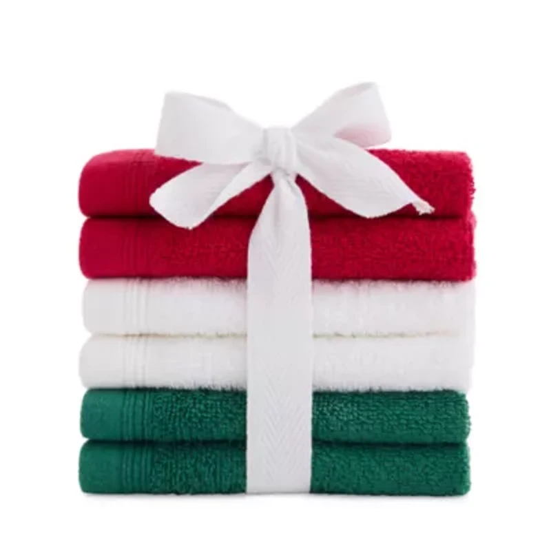Home Expressions 6pc Washcloth Set