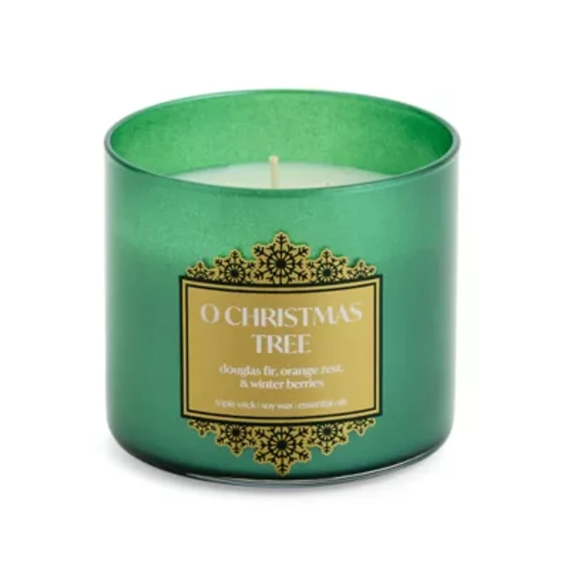 Distant Lands O' Christmas Tree 3-Wick Scented Jar Candle