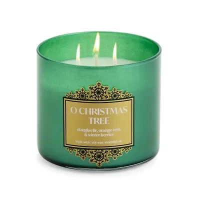 Distant Lands O' Christmas Tree 3-Wick Scented Jar Candle