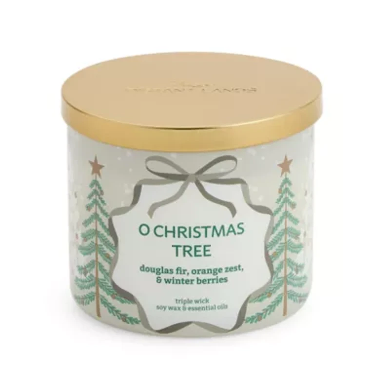 Distant Lands O' Christmas Tree 3-Wick Scented Jar Candle