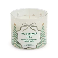 Distant Lands O' Christmas Tree 3-Wick Scented Jar Candle