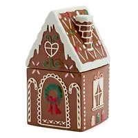North Pole Trading Co. Gingerbread Stoneware Cookie Jar