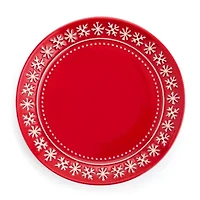 North Pole Trading Co. Noel 4-pc. Stoneware Salad Plate