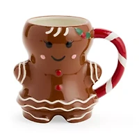 North Pole Trading Co. Mrs. Gingerbread Holiday Coffee Mug