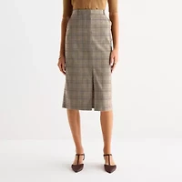 Worthington Womens Long Pencil Skirt