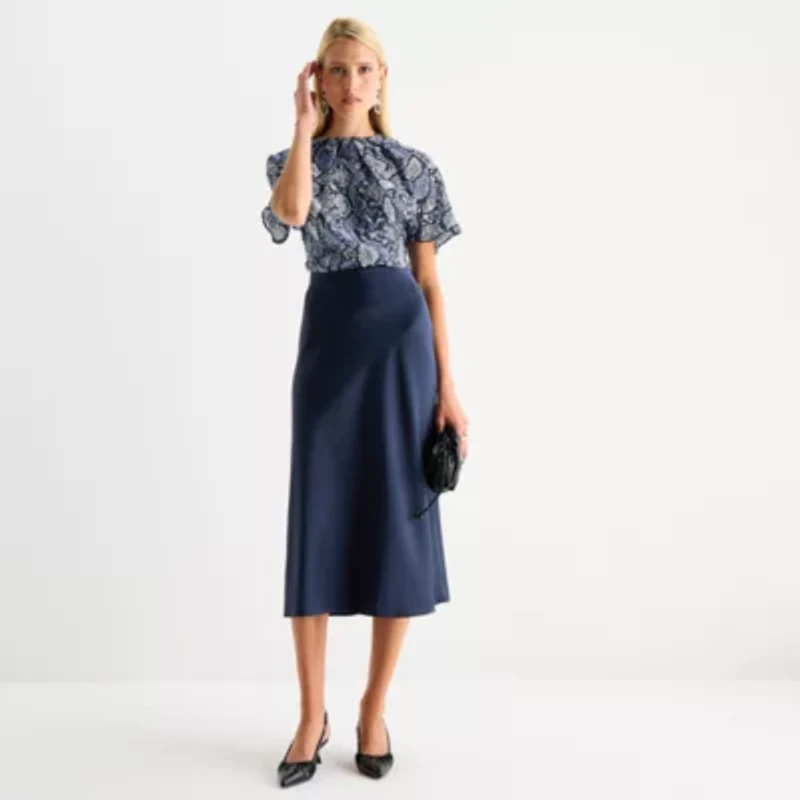 Worthington Womens A-Line Skirt