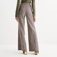 Worthington Womens Flare Regular Fit Trouser