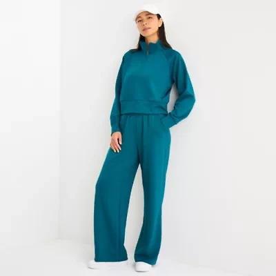 Xersion Womens Scuba Luxe Open Hem Pant