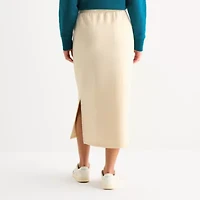 Xersion Womens Mid Rise Long Active A-Line Skirt