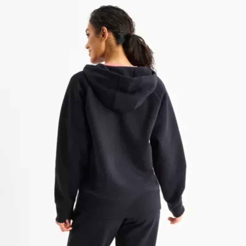 Xersion Womens Super Soft Fleece Full Zip Hoodie