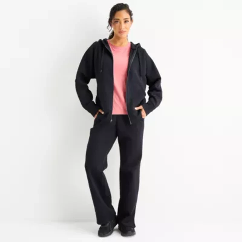 Xersion Womens Super Soft Fleece Full Zip Hoodie