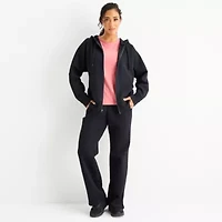 Xersion Womens Super Soft Fleece Full Zip Hoodie