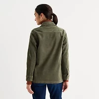 St. John's Bay Womens Midweight Shirt Jacket