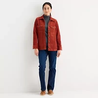 St. John's Bay Womens Midweight Shirt Jacket