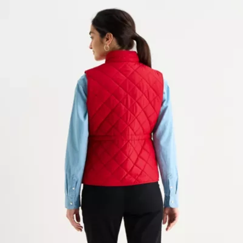St. John's Bay Womens Midweight Quilted Vest