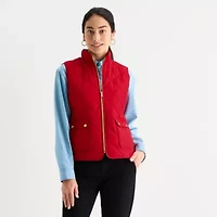 St. John's Bay Womens Midweight Quilted Vest
