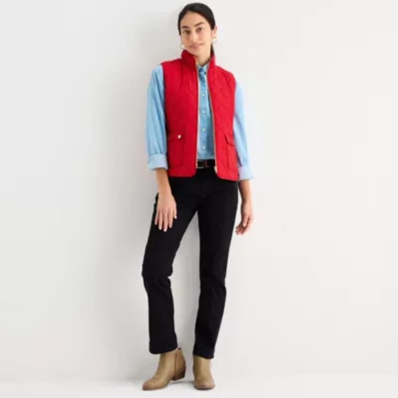 St. John's Bay Womens Midweight Quilted Vest
