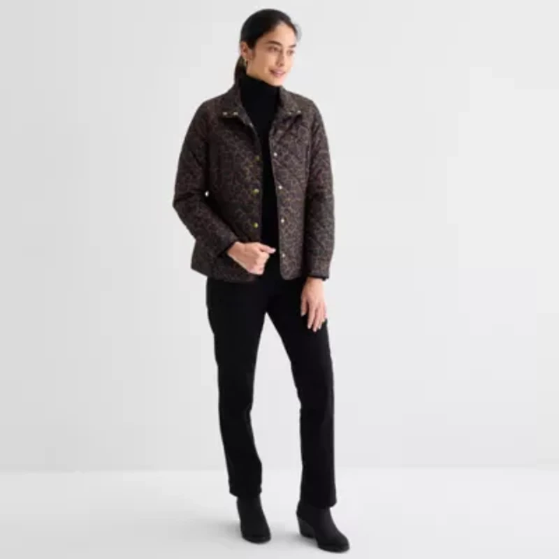 St. John's Bay Womens Heavyweight Quilted Jacket