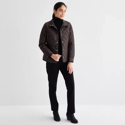 St. John's Bay Womens Heavyweight Quilted Jacket