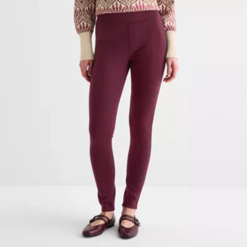 St. John's Bay Womens Skinny Pull-On Pant