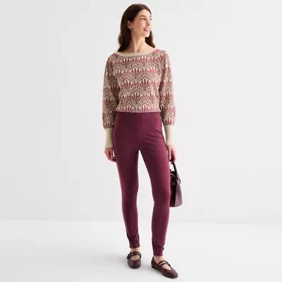 St. John's Bay Womens Skinny Pull-On Pant