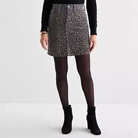 St. John's Bay Womens Midi A-Line Skirt