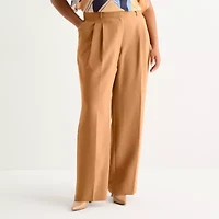 Worthington Womens Straight Plus Trouser