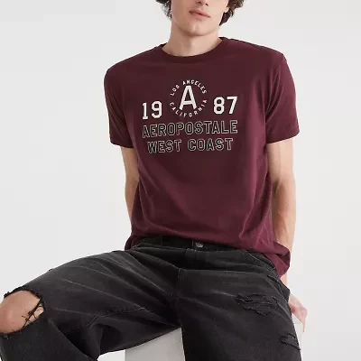AEROPOSTALE. Mens Short Sleeve Classic Fit Graphic T-Shirt