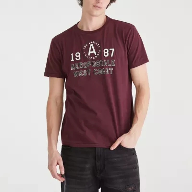 AEROPOSTALE. Mens Short Sleeve Classic Fit Graphic T-Shirt