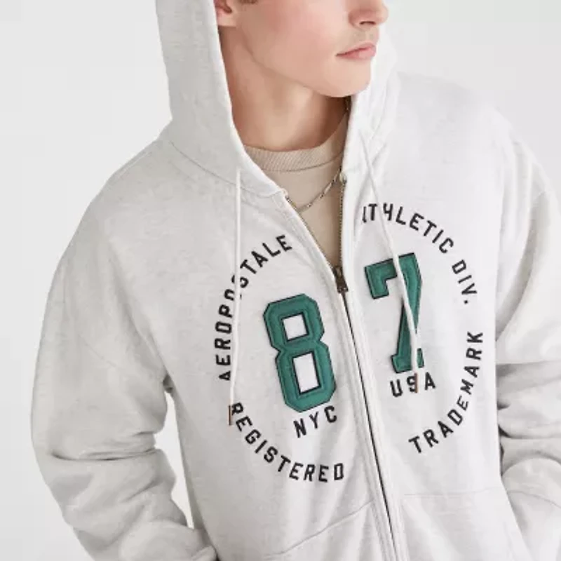 AEROPOSTALE Mens Long Sleeve Zipper Hoodie