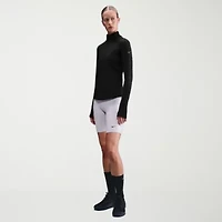 Nike Womens Mock Neck Long Sleeve Active Quarter-Zip Pullover