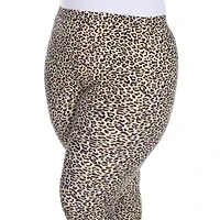 White Mark Womens Mid Rise 26" Plus Full Length Leggings