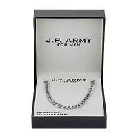  J.P. Army Men's Jewelry Stainless Steel 22 Inch Link Chain Necklace