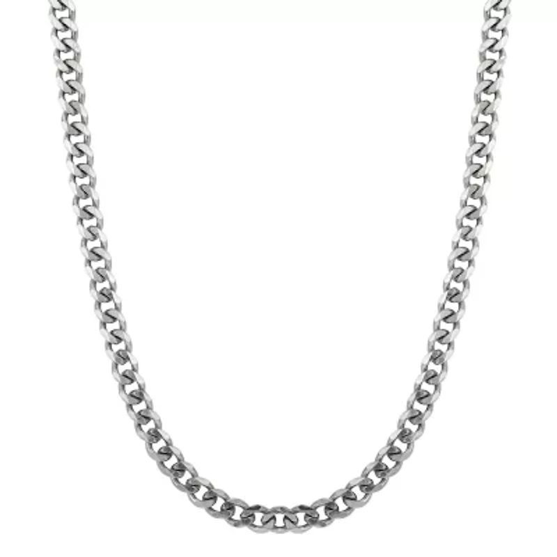 J.P. Army Men's Jewelry Stainless Steel 22 Inch Link Chain Necklace