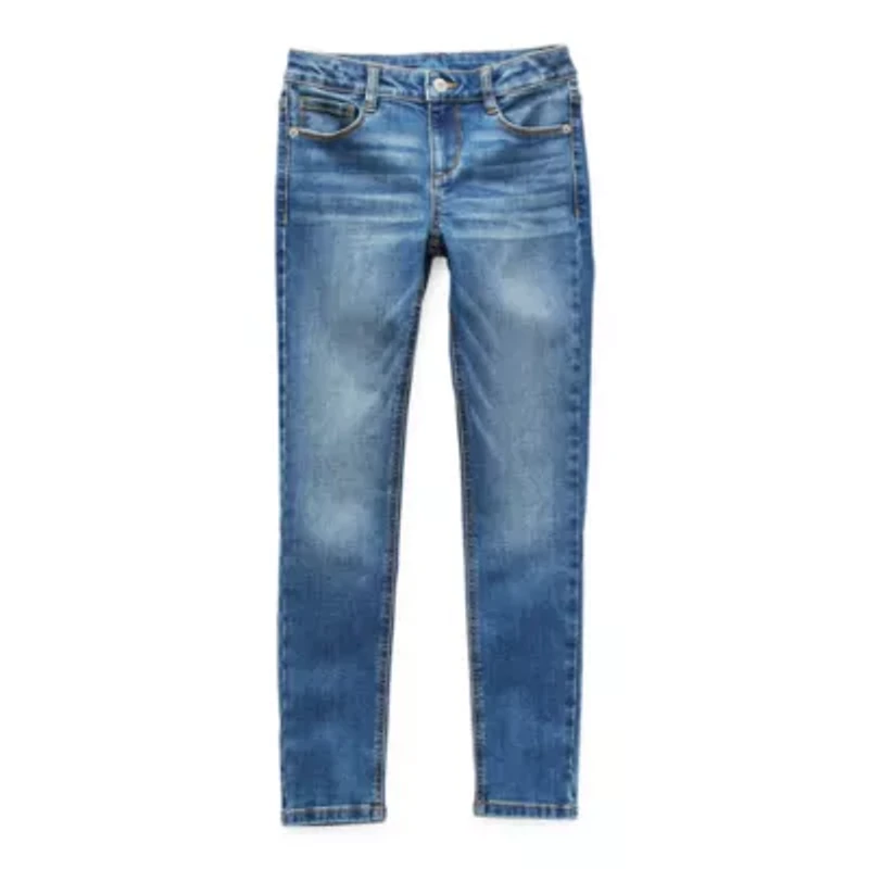 Thereabouts Superflex Little & Big Kid Girls Adjustable Waist Stretch Fabric Skinny Fit Denim Jean