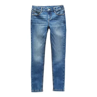 Thereabouts Superflex Little & Big Kid Girls Adjustable Waist Stretch Fabric Skinny Fit Denim Jean