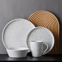Stone + Lain Jade 16 Piece Dinnerware Set