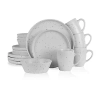 Stone + Lain Jade 16 Piece Dinnerware Set