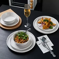 Stone + Lain Jade 16 Piece Dinnerware Set